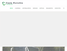 Tablet Screenshot of costa-ferreira.com